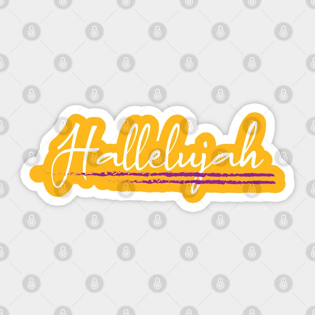 Hallelujah Sticker by Ladaitt